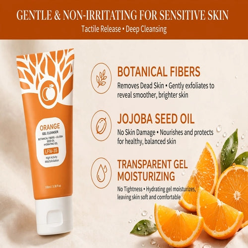 Orange Exfoliating Gel for Face & Body