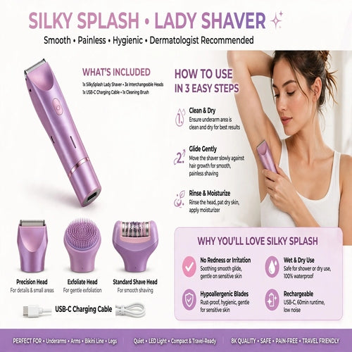 Silky Splash Vamaro Shaver
